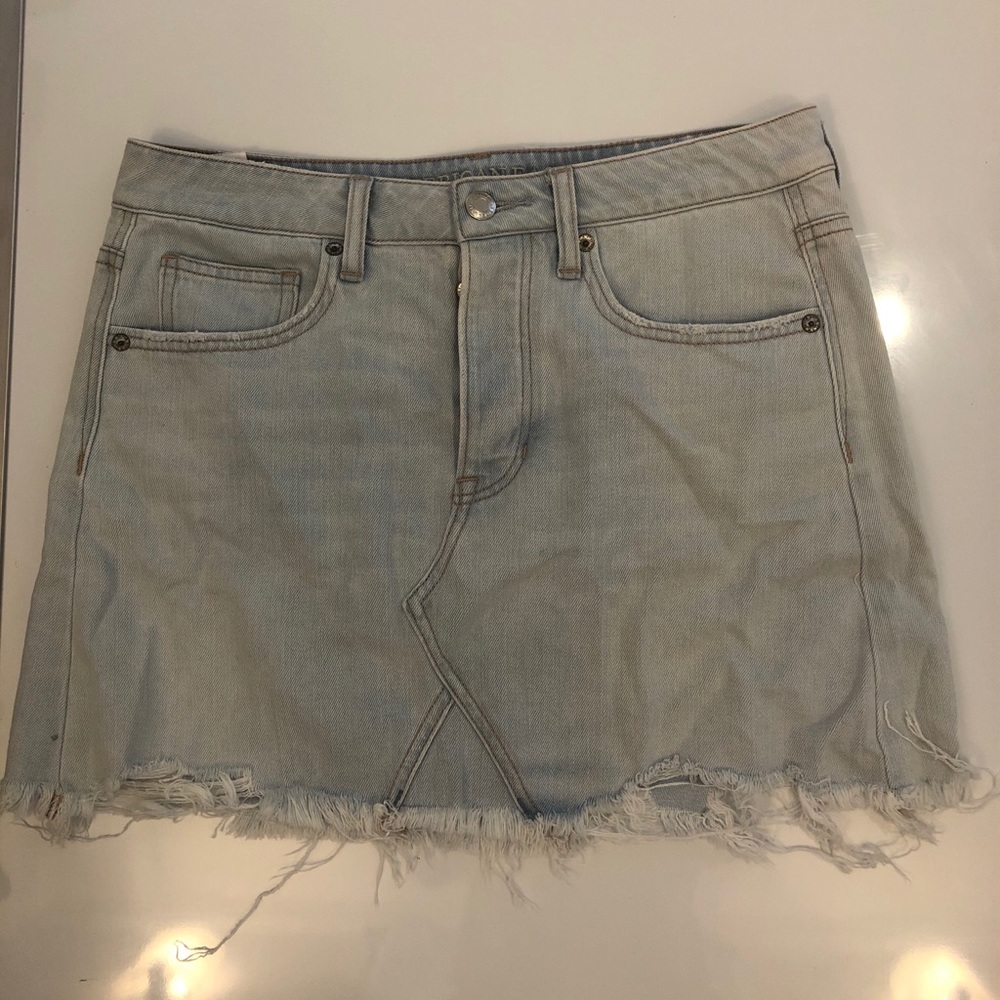 Light Blue Denim Shorts